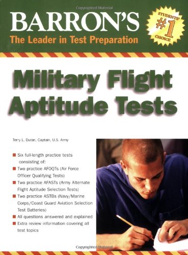 Barron's Military Flight Aptitude Tests   2007 9780764135170 Front Cover