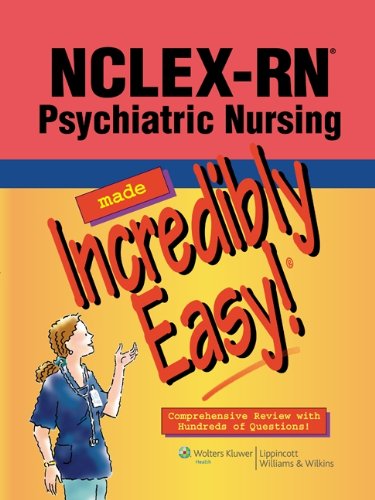 NCLEX-RNï¿½ Psychiatric Nursing   2010 9781451108170 Front Cover