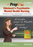 PrepU for Videbeck's Psychiatric-Mental Health Nursing  6th 2014 9781469846170 Front Cover