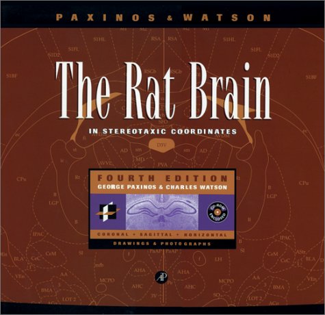 Rat Brain in Stereotaxic Coordinates  4th 1998 (Revised) 9780125476171 Front Cover