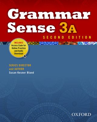 Grammar Sense 3A Student Book with Online Practice Access Code Card  2nd (Student Manual, Study Guide, etc.) 9780194489171 Front Cover