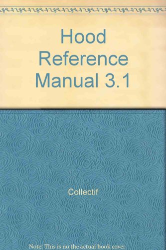 HOOD Reference Manual 3.1  1993 9782225828171 Front Cover