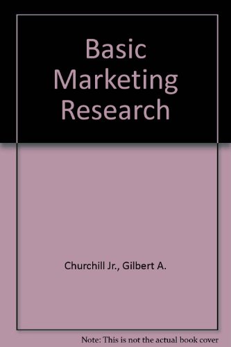 Basic Marketing Research 2nd 9780030540172 Front Cover
