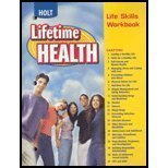 Lifetime of Health : Life Skills 4th (Workbook) 9780030681172 Front Cover