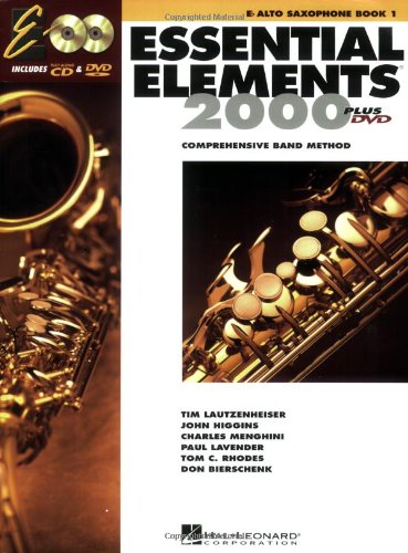 Essential Elements for Band - Eb Alto Saxophone Book 1 with EEi (Book/Media Online)   2004 9780634003172 Front Cover