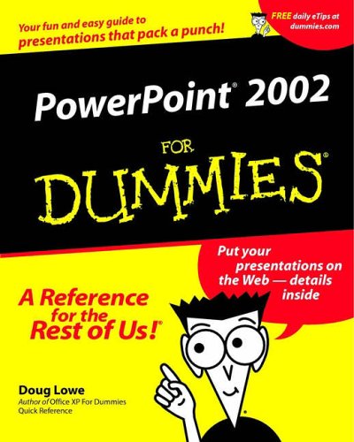PowerPoint 2002 for Dummiesï¿½   2001 9780764508172 Front Cover