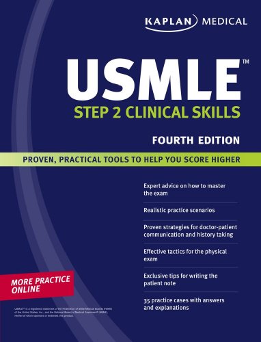 Medical USMLE Step 2 Clinical Skills  4th 2008 (Revised) 9781419553172 Front Cover
