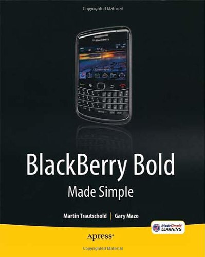 BlackBerry Bold Made Simple   2010 9781430231172 Front Cover