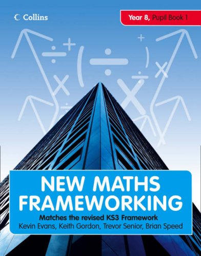 New Maths Frameworking - Year 8  2nd 2008 (Student Manual, Study Guide, etc.) 9780007266173 Front Cover