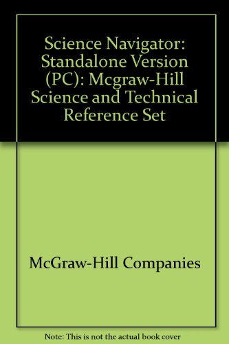 Science Navigator: McGraw-Hill Science and Technical Reference Set on Cd-Rom/DOS & Windows Versions  1994 9780078527173 Front Cover