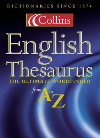Collins Large English Thesaurus   1995 9780004707174 Front Cover