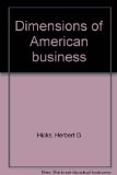 Dimensions of American Business  N/A 9780070287174 Front Cover