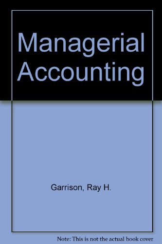 Managerial Accounting  11th 2006 9780072986174 Front Cover