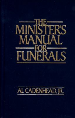Minister's Manual for Funerals   1987 9780805423174 Front Cover