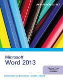 Microsoftï¿½ Word 2013   2014 9781285091174 Front Cover
