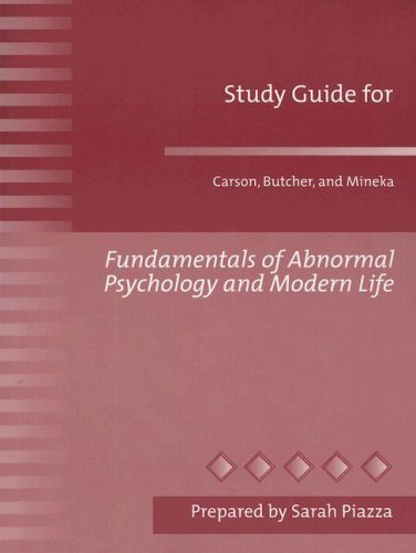 Fundamentals of Abnormal Psychology and Modern Life   2002 9780205345175 Front Cover