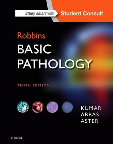 Cover art for Robbins Basic Pathology, 10th Edition