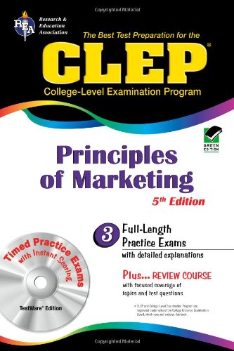 CLEPï¿½ Principles of Marketing  N/A 9780738601175 Front Cover