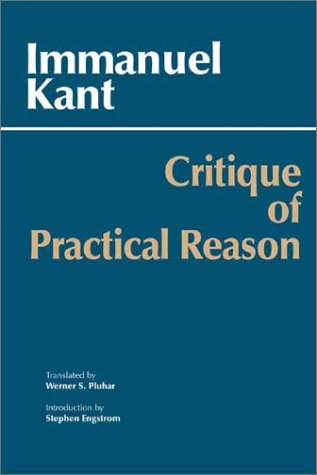 Critique of Practical Reason   2002 9780872206175 Front Cover