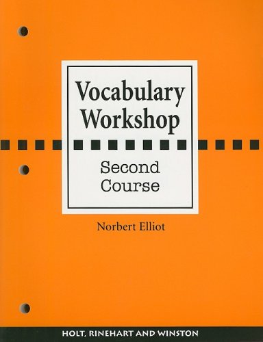Vocabulary Workshop Course 2 N/A 9780030430176 Front Cover