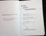 Water Supply Engineering 6th 9780070027176 Front Cover