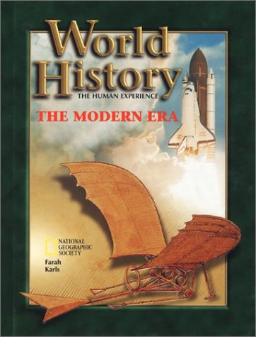 World History: The Modern Era, the Human Experience 1st 2001 9780078216176 Front Cover