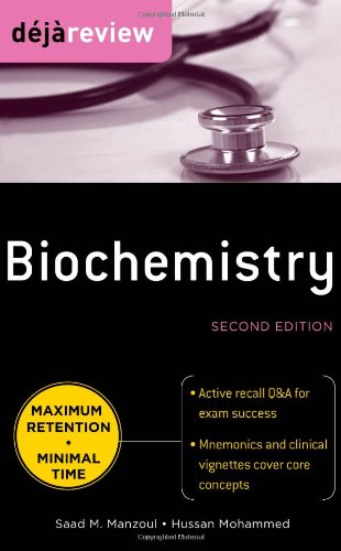 Deja Review Biochemistry, Second Edition  2nd 2010 9780071627177 Front Cover
