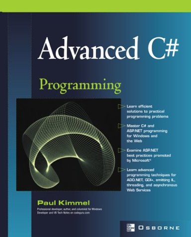 Advanced C# Programming   2002 9780072224177 Front Cover