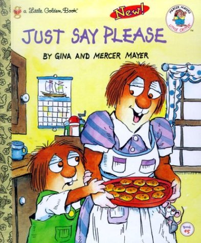 Just Say Please   1993 9780307960177 Front Cover