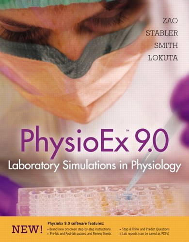 PhysioEx 9. 0 Laboratory Simulations in Physiology  2012 9780321692177 Front Cover