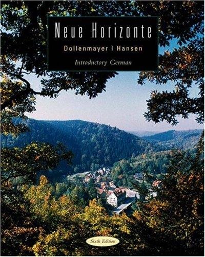 Neue Horizonne 6th Edition Plus Workboko Plus CD-ROM Plus Audio Cd Program Plus Dictionary 6th 2003 9780618833177 Front Cover