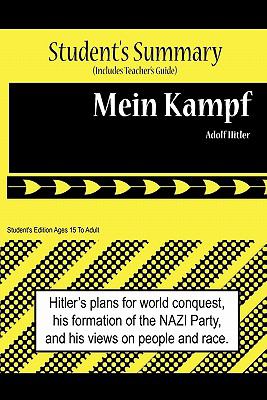 Mein Kampf Analysis and Summary(Sutdent's and Teacher's Edition) N/A 9780984536177 Front Cover
