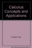 Calculus Concepts and Applications N/A 9781559531177 Front Cover