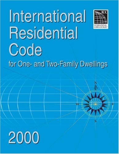 International Residential Code 2000 for One and Two Family Dwellings   2000 9781892395177 Front Cover