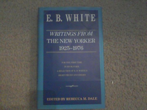 Writings from the New Yorker, 1927-1976  N/A 9780060165178 Front Cover