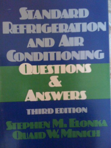 Standard Refrigeration and Air Conditioning : Questions and Answers 3rd 9780070193178 Front Cover
