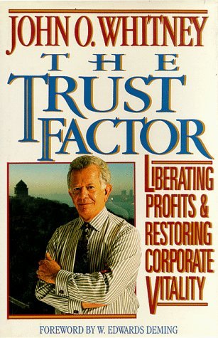 Ecomomics of Trust: Liberating Profits and Restoring Corporate Vitality   1994 9780070700178 Front Cover