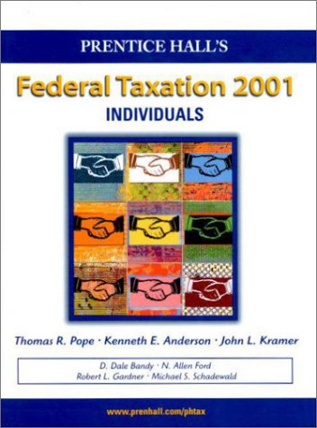 Prentice Hall Federal Taxation 2001 Individual  2001 9780130260178 Front Cover