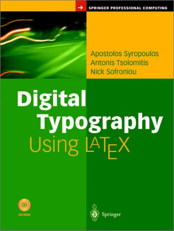 Digital Typography Using LaTeX   2003 9780387952178 Front Cover