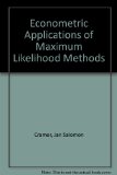 Econometric Applications of Maximum Likelihood Methods  N/A 9780521253178 Front Cover