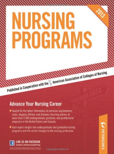 Nursing Programs 2013  18th 9780768936179 Front Cover