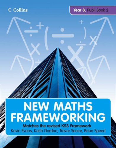 New Maths Frameworking - Year 8  2nd 2008 (Student Manual, Study Guide, etc.) 9780007266180 Front Cover