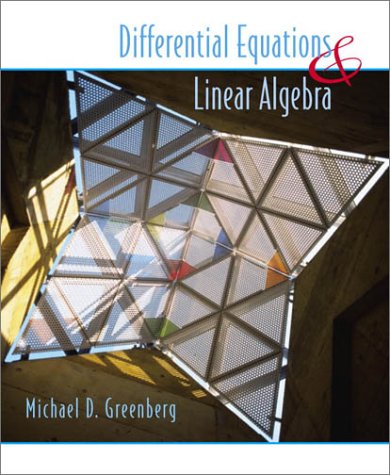 Differential Equations and Linear Algebra   2001 9780130111180 Front Cover