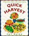 Quick Harvest A Vegetarian's Guide to Microwave Cooking  1991 9780139457180 Front Cover
