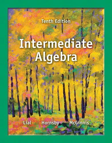 Intermediate Algebra  10th 2014 9780321872180 Front Cover