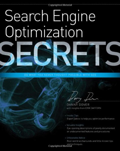 Search Engine Optimization (SEO) Secrets   2011 9780470554180 Front Cover