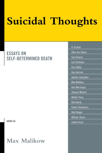 Suicidal Thoughts Essays on Self-Determined Death N/A 9780761841180 Front Cover