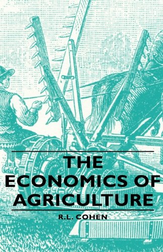 Economics of Agriculture   2008 9781443740180 Front Cover