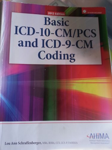 Basic Icd-9-Coding 2012  N/A 9781584263180 Front Cover