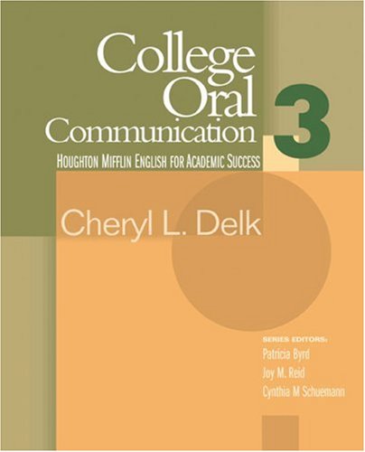 College Oral Communication 3   2006 9780618230181 Front Cover